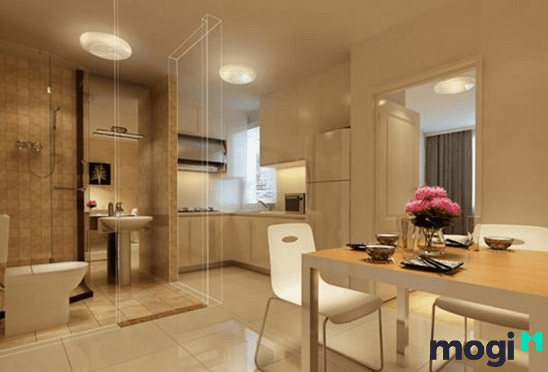 Đặt tấm màn bằng gỗ hay kính 
