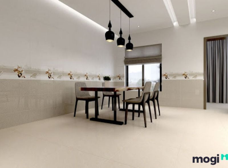 có nên ốp gạch chân tường không
