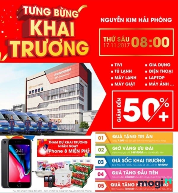Nguyễn Kim Hải Phòng - dự án TTMS lớn ở TP hoa phượng đỏ 2 TTMS Nguyễn Kim Hải Phòng đã chính thức khai trương vào thứ 6 ngày 17/11/2017.