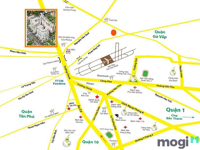 Chung cư Khang Gia Gò Vấp: đừng vội mua bán khi chưa biết điều sau! 1 Vị trí chung cư Khang Gia Gò Vấp