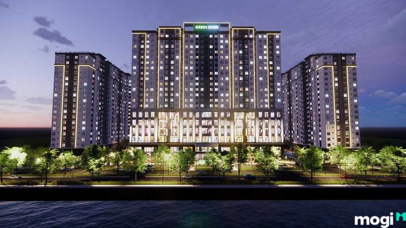 tiến độ chung cư green river q8