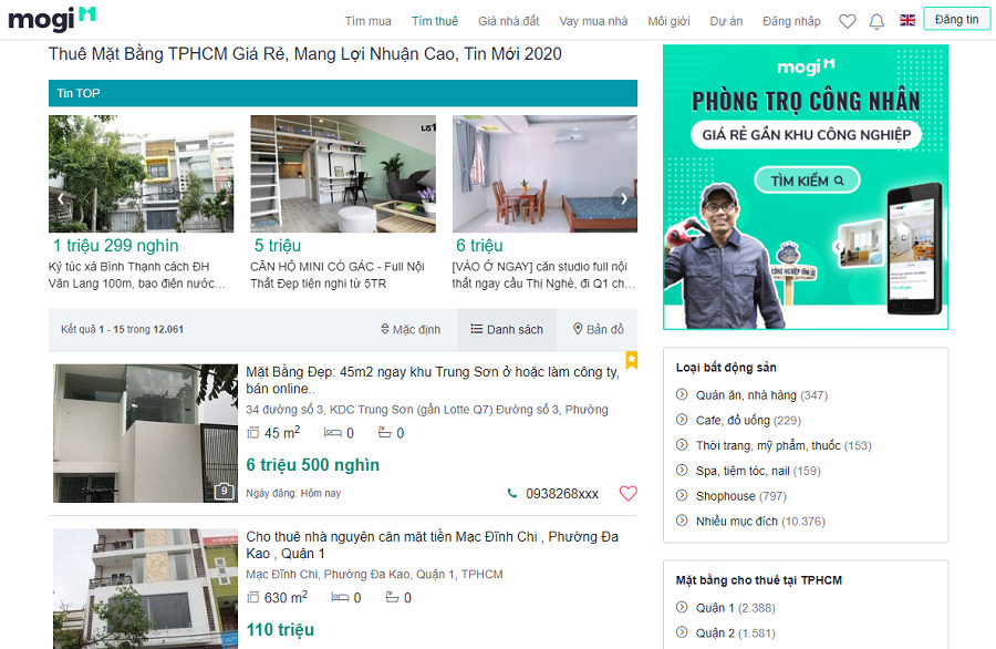 Tại Mtbtr.com quý khách sẽ thỏa sức đăng tin cho thuê mặt bằng với lượt tương tác rất tốt.