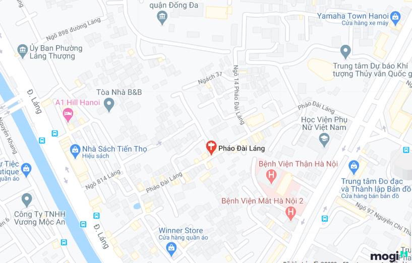Bản đồ khu Pháo Đài Láng