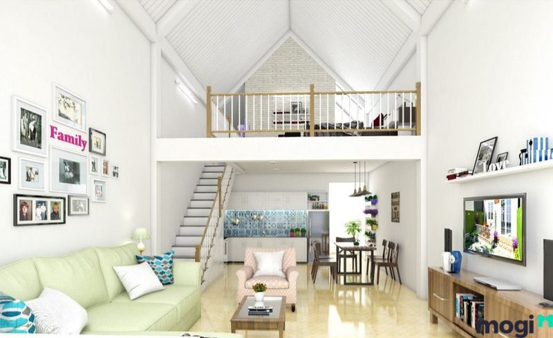 Mẫu nhà lửng 5x14m nhà cấp 4 gác lửng 200 triệu được nhiều người ưa chuộng