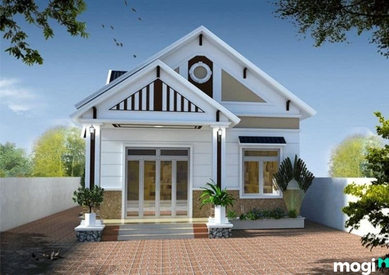 lửng 5x14m nhà cấp 4 gác lửng