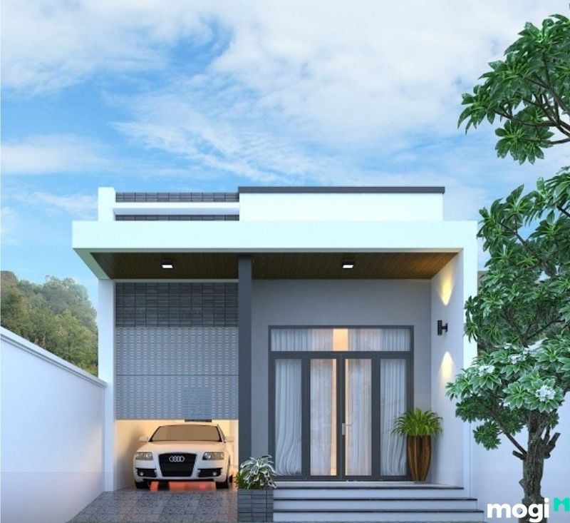 lửng 5x14m nhà cấp 4 gác lửng