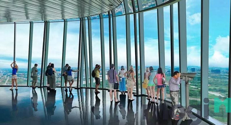 Đài quan sát có thể giúp bạn ngắm thành phố 360 độ.