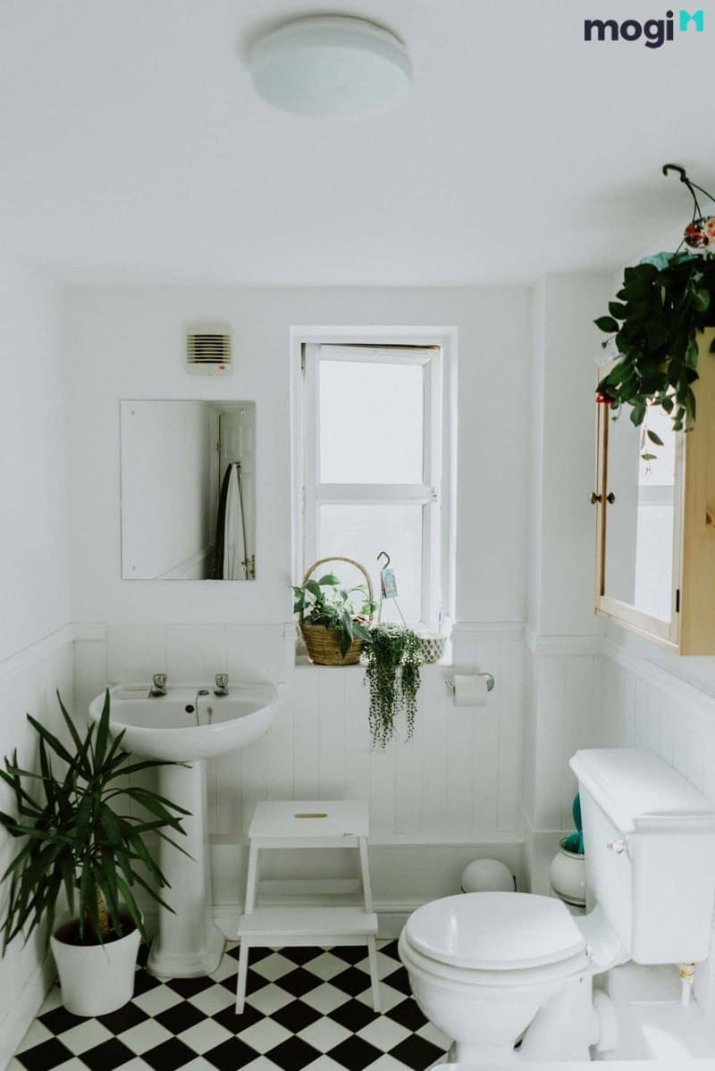 Nhà tắm với trang thiết bị hiện đại