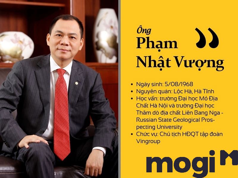 Tóm tắt tiểu sử Phạm Nhật Vượng