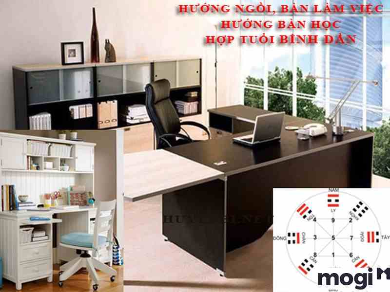 Sinh năm 1986 hợp với hướng nào? Hóa giải hướng nhà xấu tuổi Bính Dần 4 Chọn hướng bàn làm việc với Bính Dần