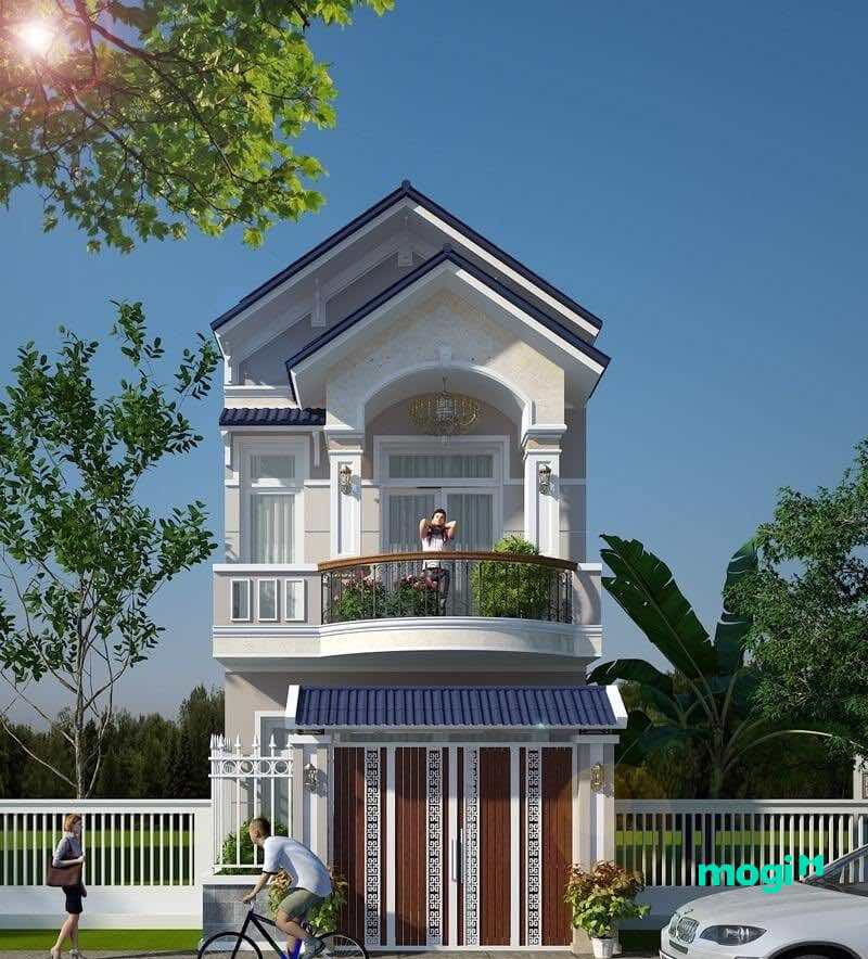 Mẫu thiết kế 5x18 bản vẽ nhà ống 2 tầng đẹp và bản vẽ mặt bằng 2 nhà ống 2 tầng 5x18 đẹp