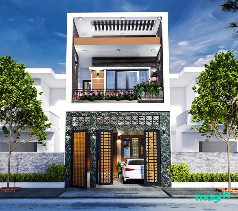 Mẫu thiết kế 5x18 bản vẽ nhà ống 2 tầng đẹp và bản vẽ mặt bằng 4 nhà 2 tầng mái bằng sang trọng