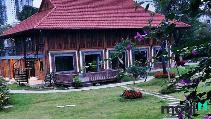 Nhà của Xuân Bắc thiêt kế độc đáo.