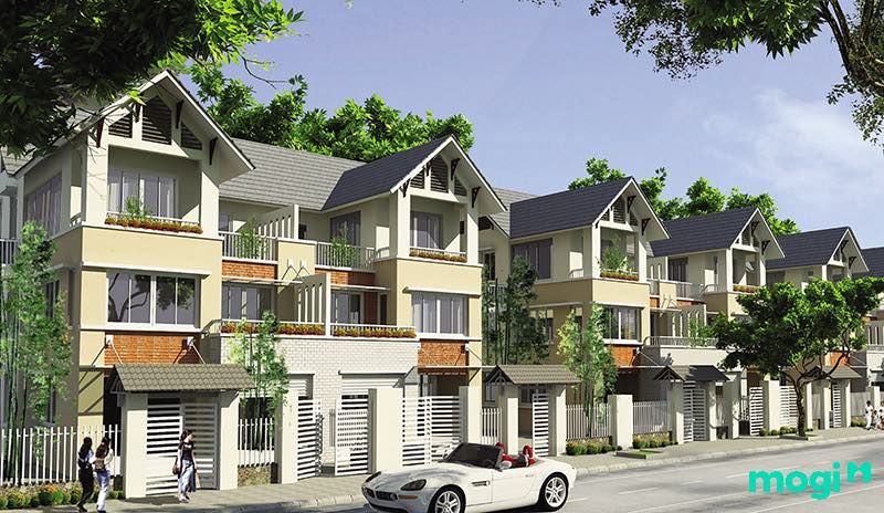Nhà liền kề phong cách hiện đại