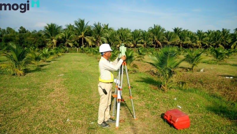 Đo diện tích đất bằng máy