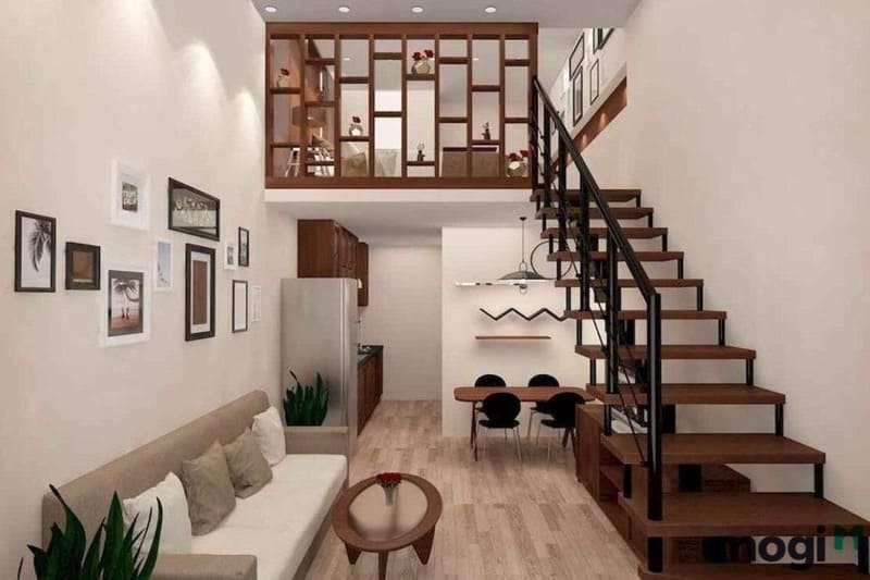 Hình ảnh gác lửng bằng gỗ