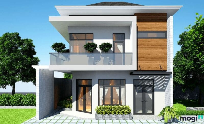 Nhà 2 tầng xây bê tông tùy thuộc vào nền đất xây nhà