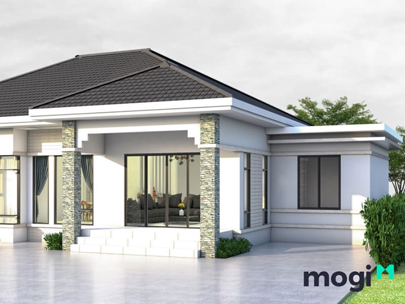 10 mẫu mặt tiền nhà cấp 4 mái tôn đơn giản và đẹp nhất hiện nay 1 Mẫu mặt tiền nhà cấp 4 đơn giản là gì