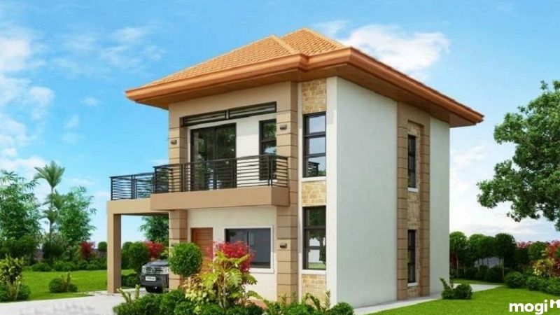 xây nhà 2 tầng 300 triệu