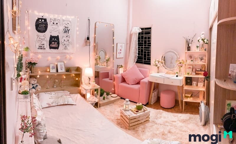 Decor phòng trọ không gác