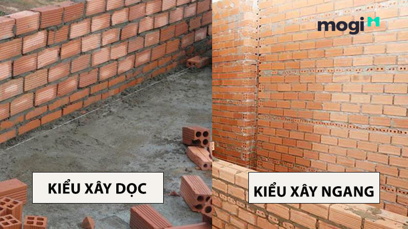 Cách tính gạch xây nhà đơn giản và chuẩn nhất ai cũng làm được 6 kiểu xây tường