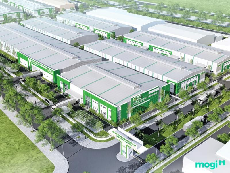 Khu công nghiệp phát triển mạnh mẽ