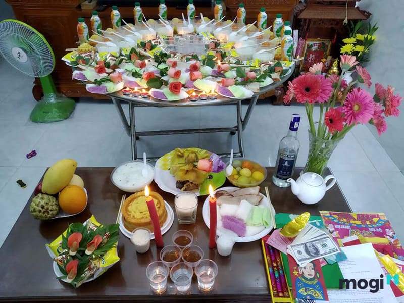 Mâm cúng giải tam tai