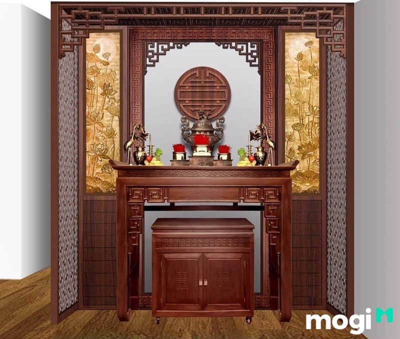 Khi vào nhà mới, bạn cần phải rước bàn thờ gia tiên vào trước.