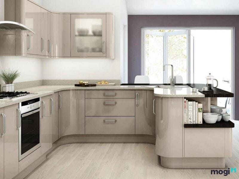 Nhà bếp ở quê với sự đơn giản, tiện ích cao