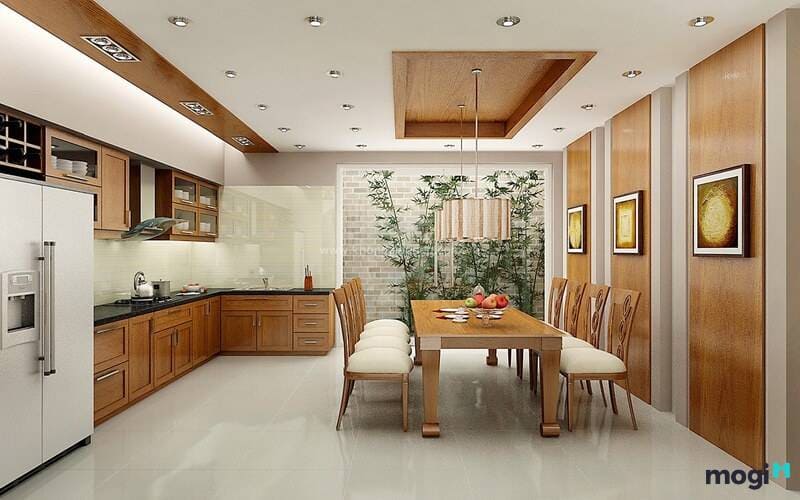 Thiết kế bếp ở nông thôn đơn giản