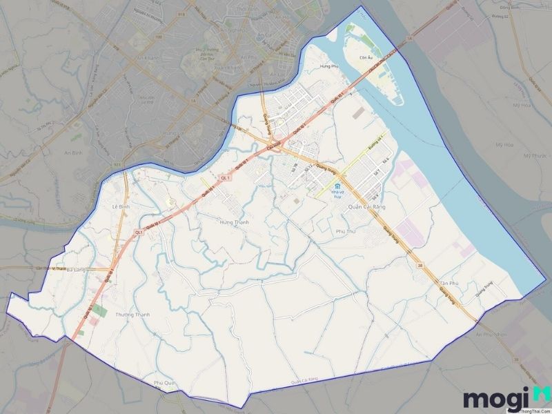 Bản đồ Quận Cái Răng