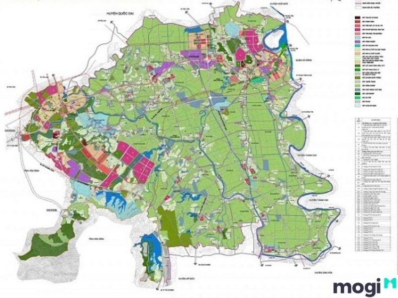 Bản đồ quy hoạch Hà Nội, huyện Chương Mỹ