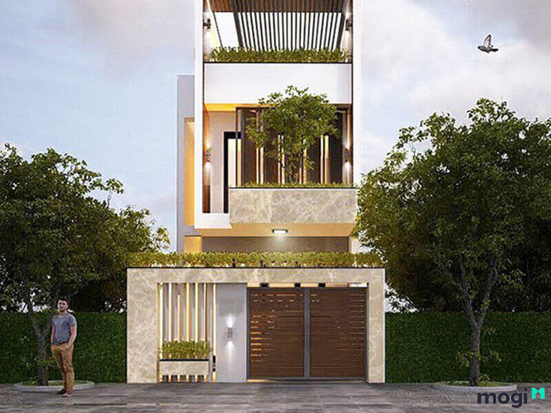 Chọn cổng nhà phố 5m phải đảm bảo an toàn