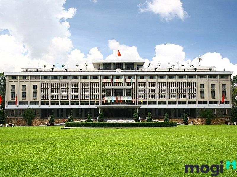 Dinh Độc Lập mang đậm nét kiến trúc Pháp