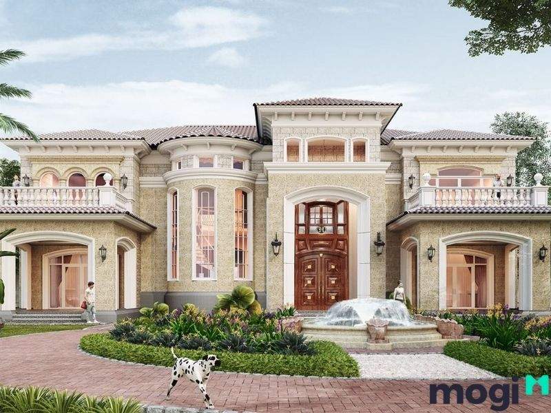 Một số mẫu biệt thự 3 tầng kiến trúc Pháp