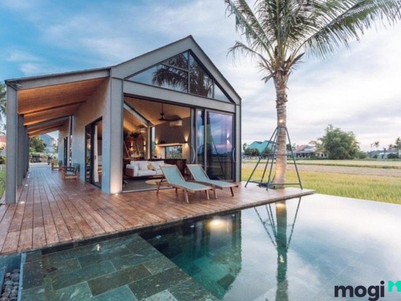 nhà cấp 4 không gian mở
