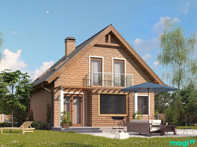 nhà cấp 4 xây gạch mộc