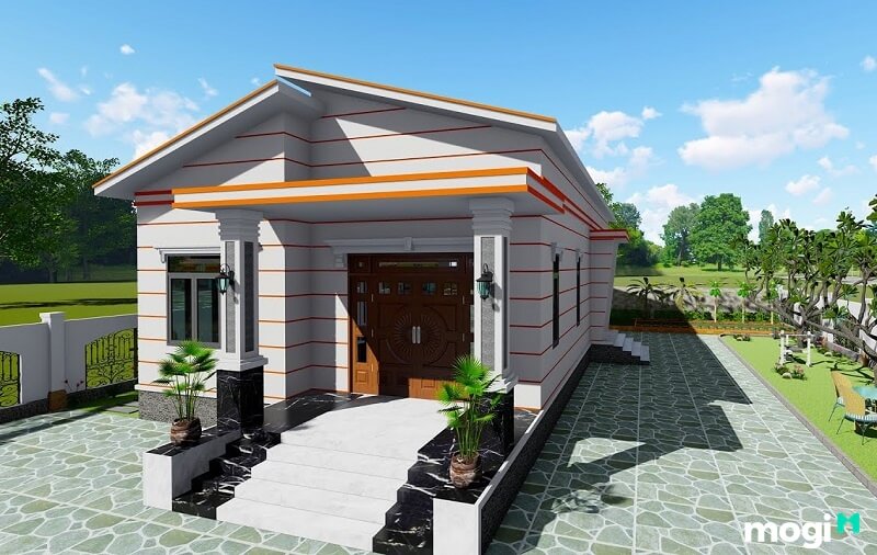 Kiến trúc mái dốc nghiêng