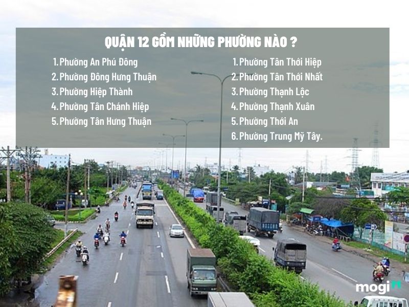 Quận 12 có bao nhiêu phường