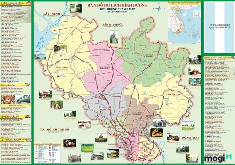 Bản đồ Bình Dương – Cập nhật các thông tin mới nhất 2022! 7 Tham khảo bản đồ du lịch tỉnh Bình Dương