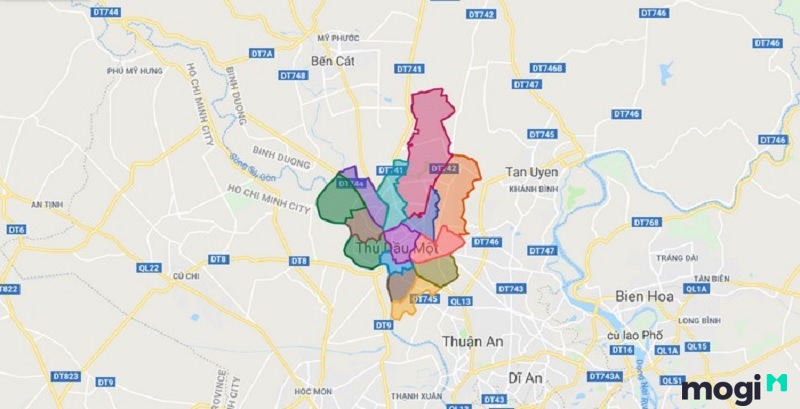 Bản đồ Bình Dương – Cập nhật các thông tin mới nhất 2022! 8 Thủ Dầu Một nằm trong khu kinh tế trọng điểm của phía Nam.