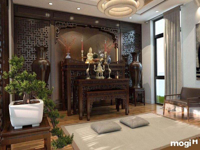 Lưu ý cách bài trí bàn thờ gia tiên