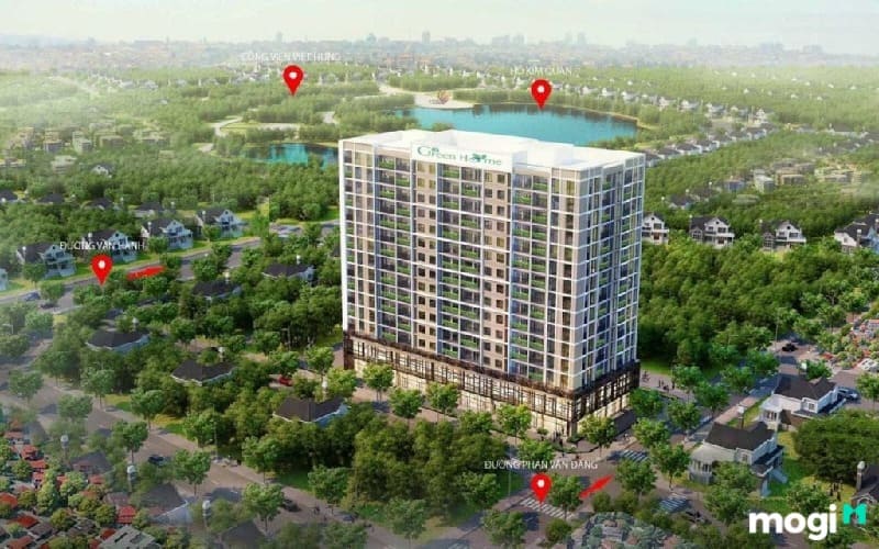 Thông tin chi tiết và giá thuê dự án Khu đô thị Việt Hưng 6 Chung cư Green House Việt Hưng