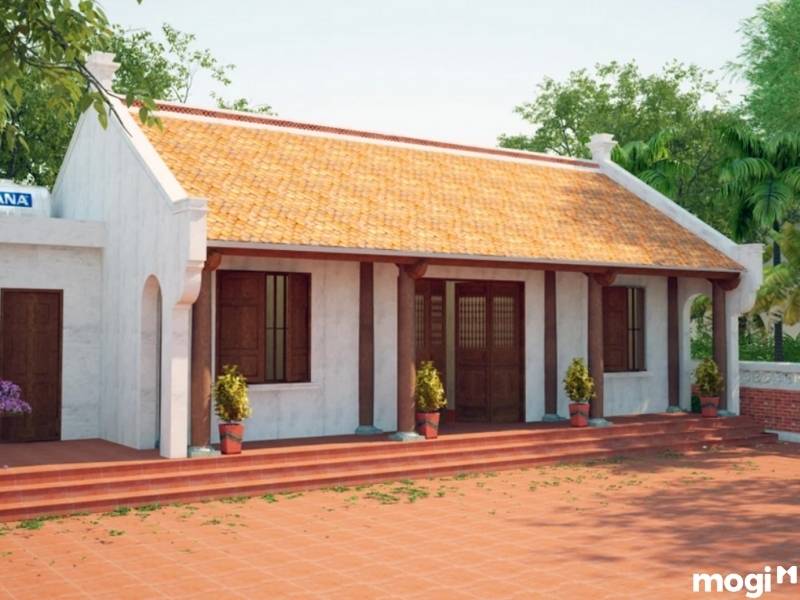 nhà 3 gian 120m2