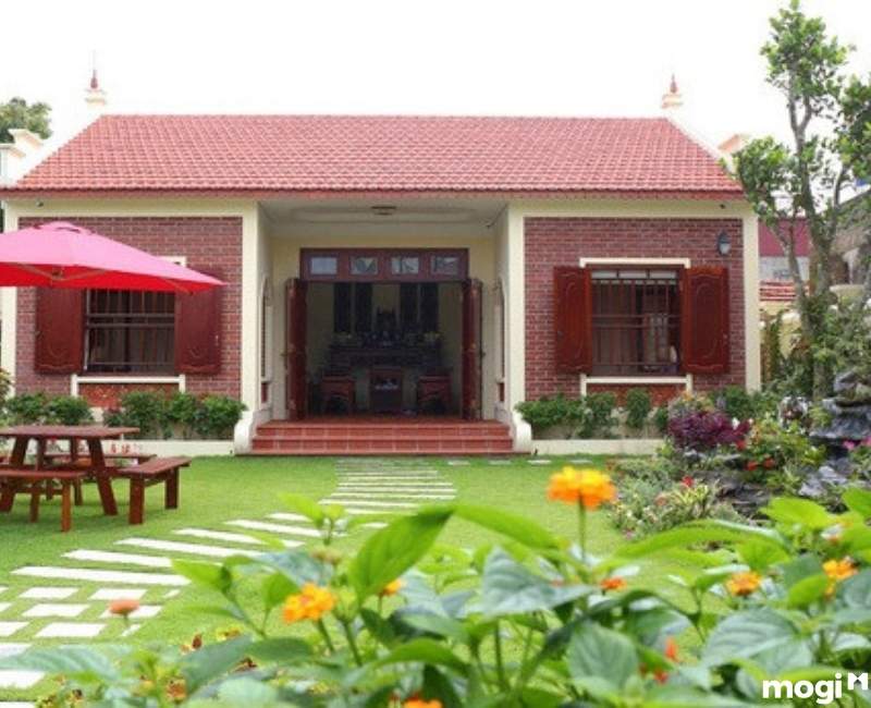 Nhà 3 gian phong cách truyền thống