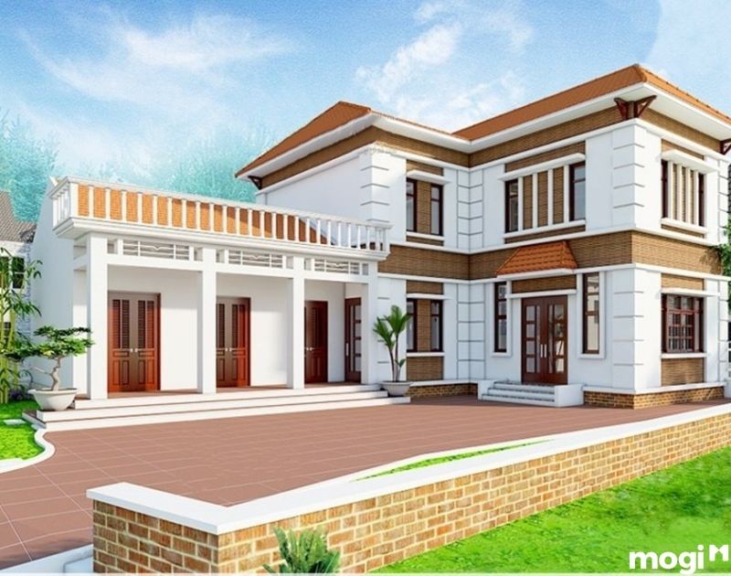 nhà 3 gian chữ L
