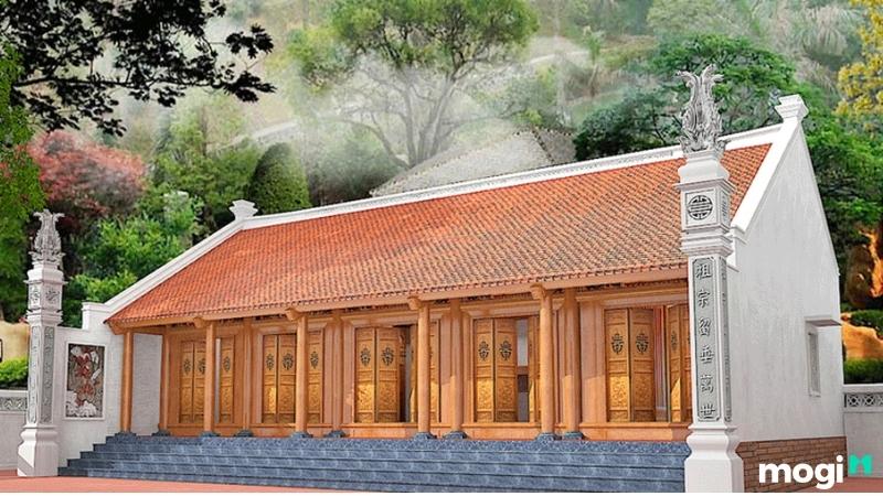 Mẫu nhà 5 gian mái ngói