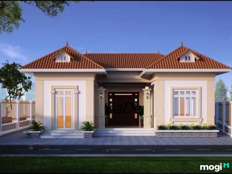 Kiểu nhà cấp 4 chữ u độc đáo