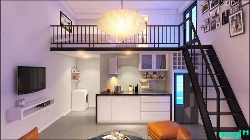 Thiết kế phòng trọ 30m2 cho vợ chồng trẻ đầy đủ tiện nghi