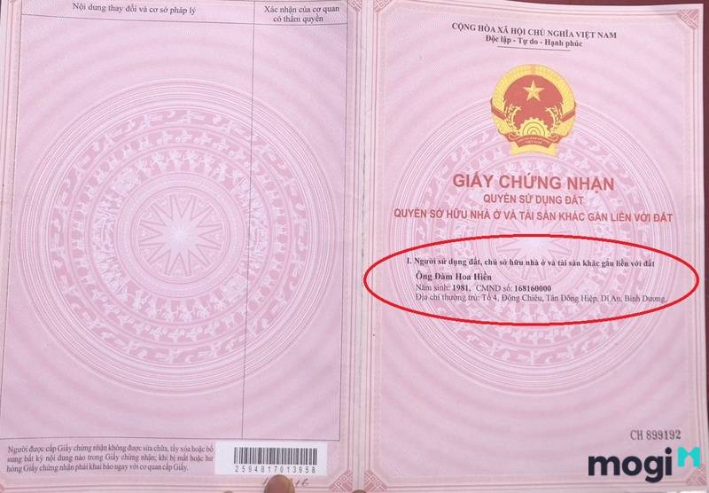 Kiểm tra các hoa văn trên sổ đỏ